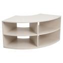 Mueble TV esquinero colorido 120 cm estilo escandinavo