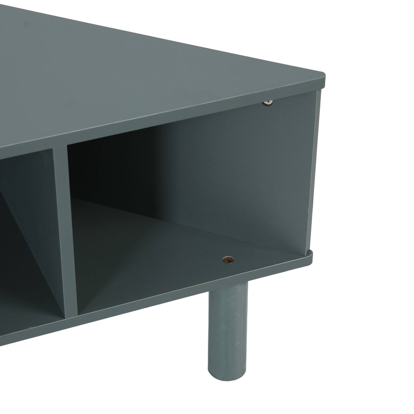 Mueble TV esquinero colorido 120 cm estilo escandinavo