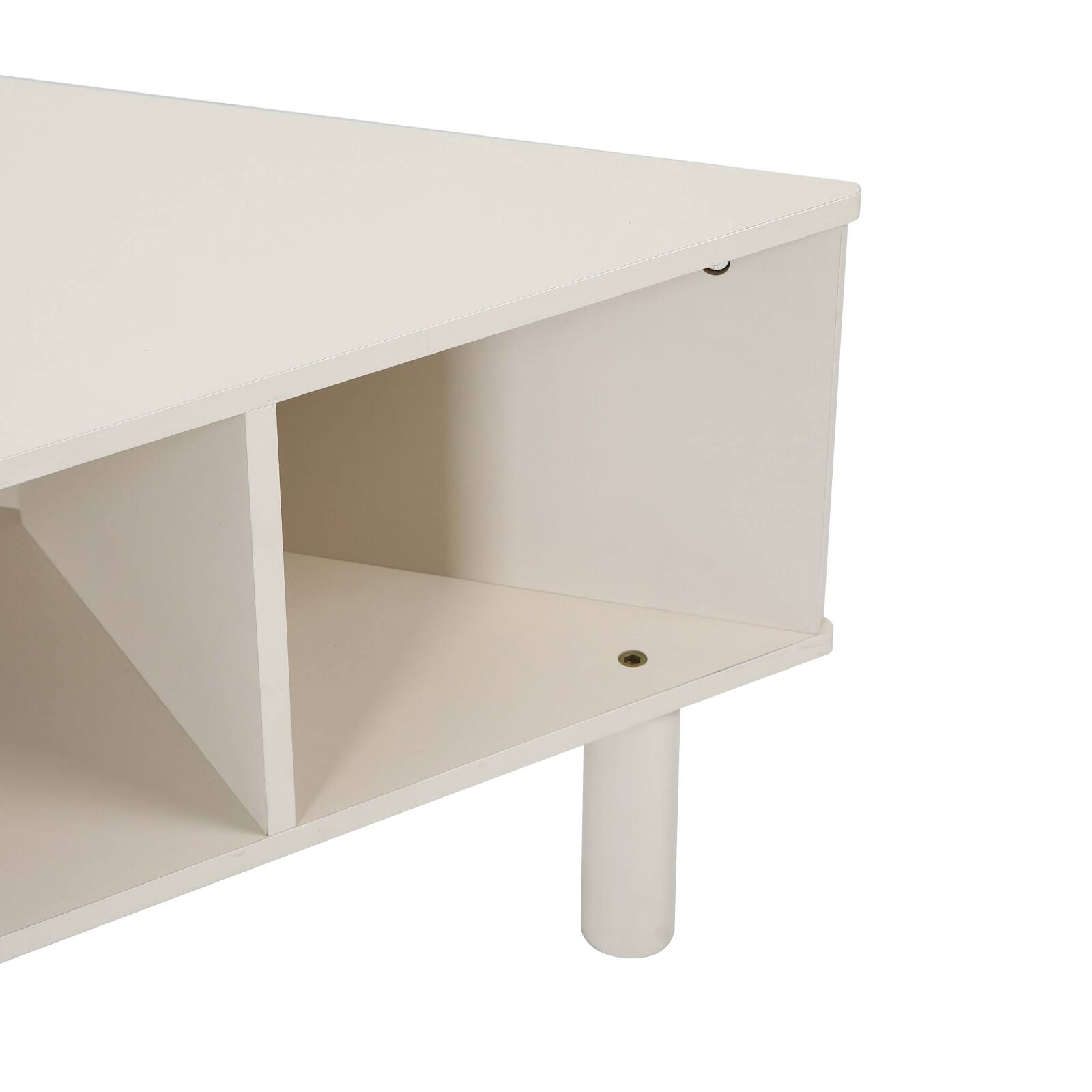 Mueble TV esquinero colorido 120 cm estilo escandinavo