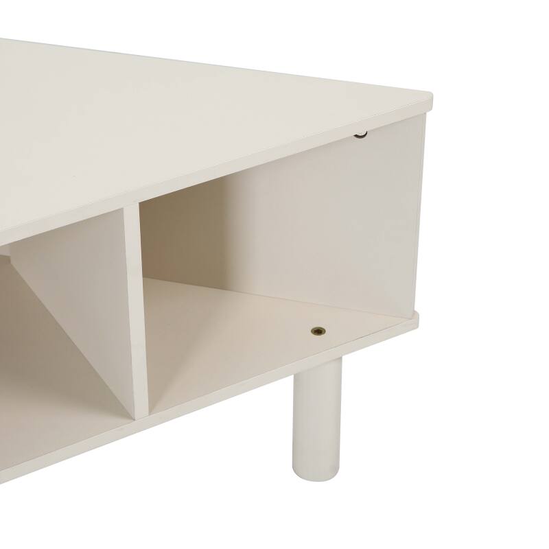 Mueble TV esquinero colorido 120 cm estilo escandinavo (6/7)