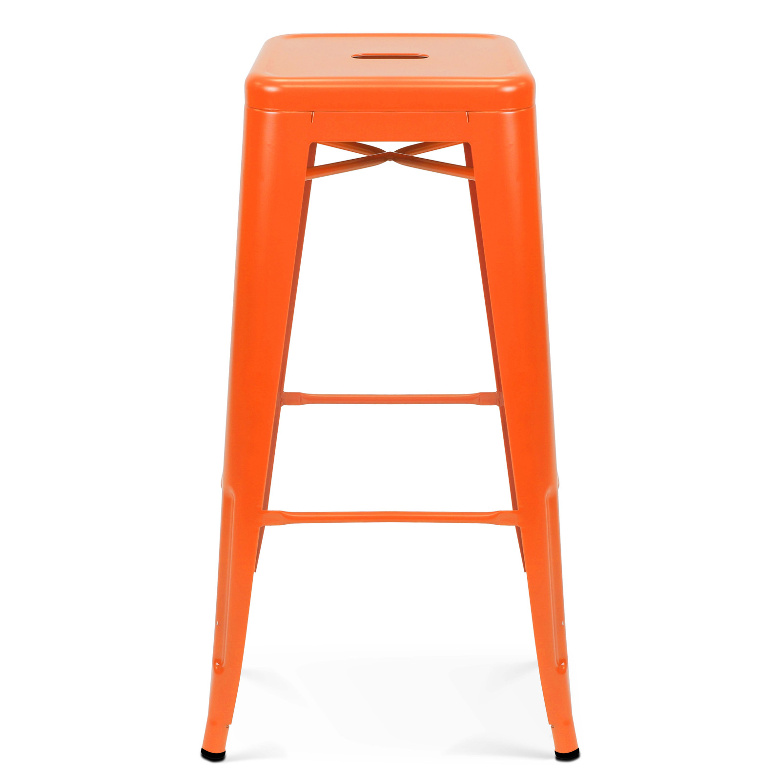 Taburete de jardín de metal mate