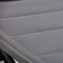 Lote de 2 tumbonas de aluminio con ruedas, reclinables 4 posiciones
