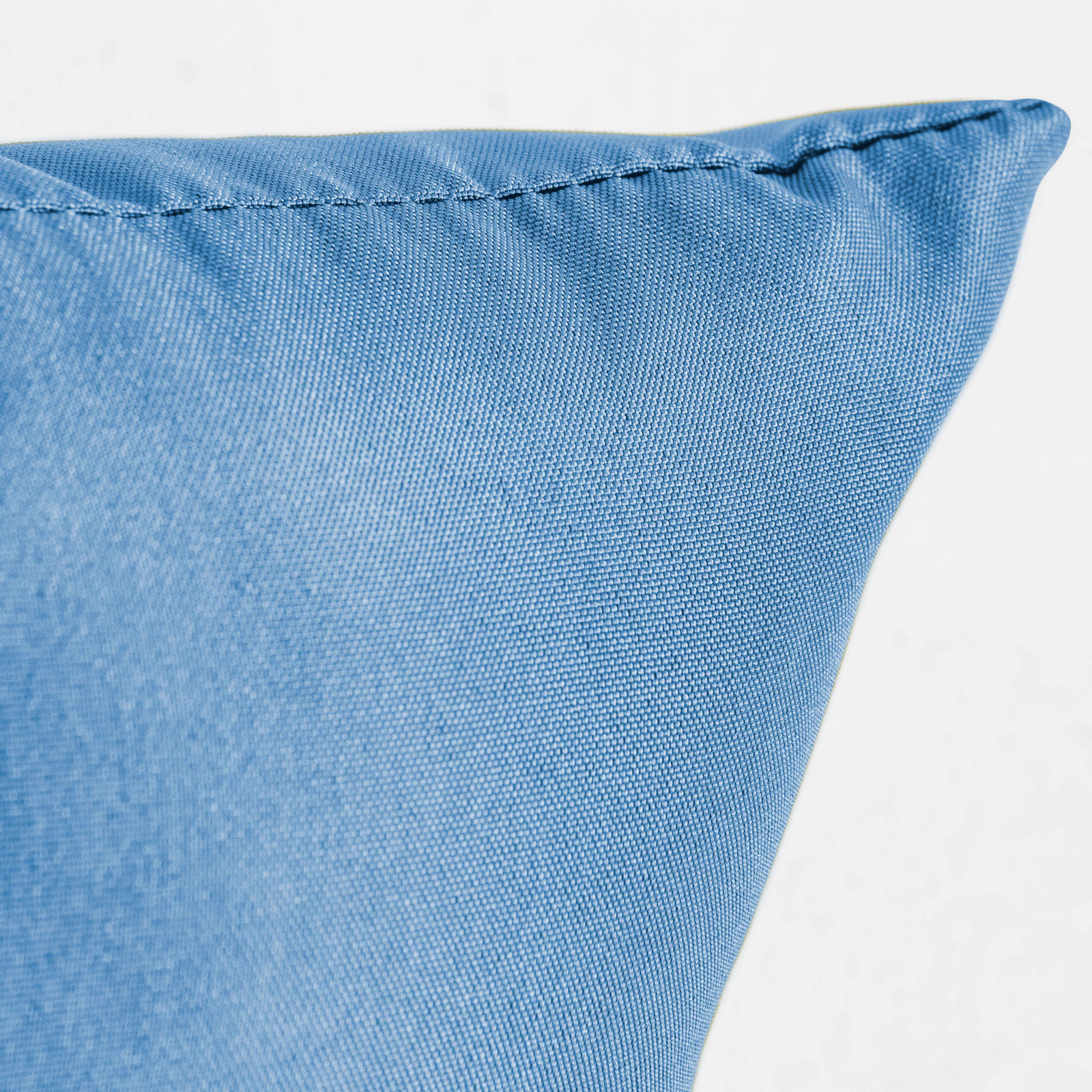 Lote de 2 pequeños cojines rectangulares lisos de exterior con funda extraíble 40 x 20 cm