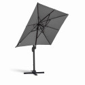 Sombrilla colgante rectangular 2 x 3 m, mástil rotativo 360°