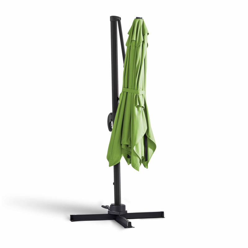 Sombrilla colgante rectangular 2 x 3 m, mástil rotativo 360° (3/6)