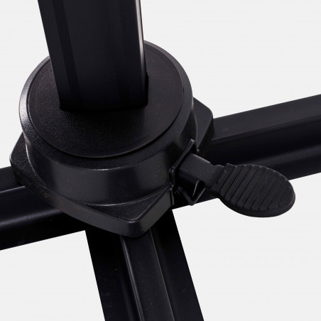 Sombrilla colgante cuadrada 3 x 3 m, mástil rotativo 360°