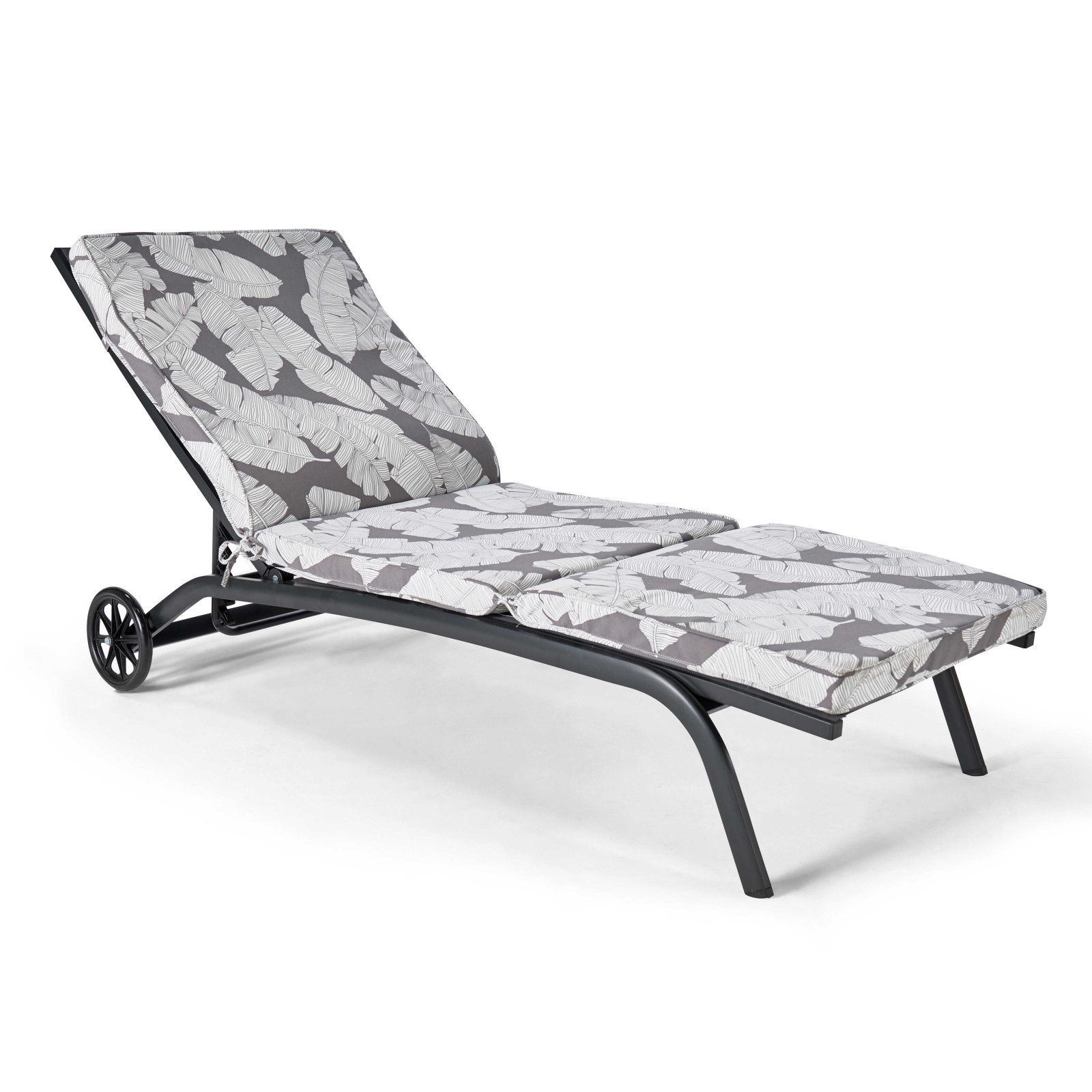 Lote de 2 colchones de tumbona con estampados