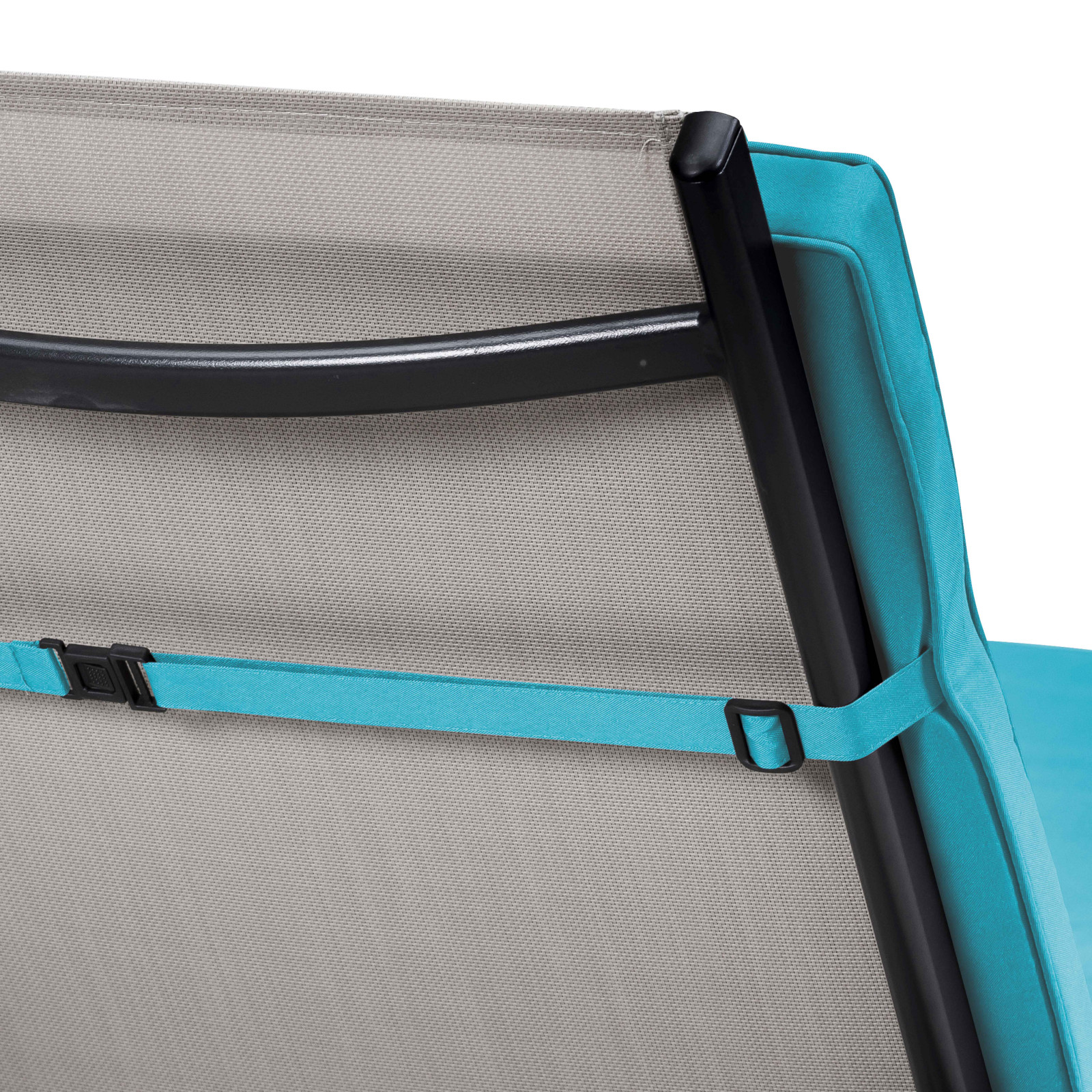 Lote de 2 colchones de tumbona lisos