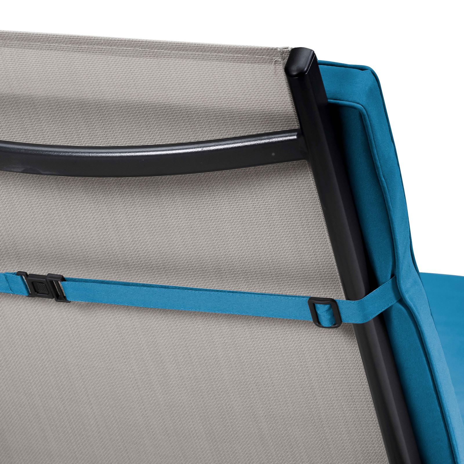 Lote de 2 colchones de tumbona lisos