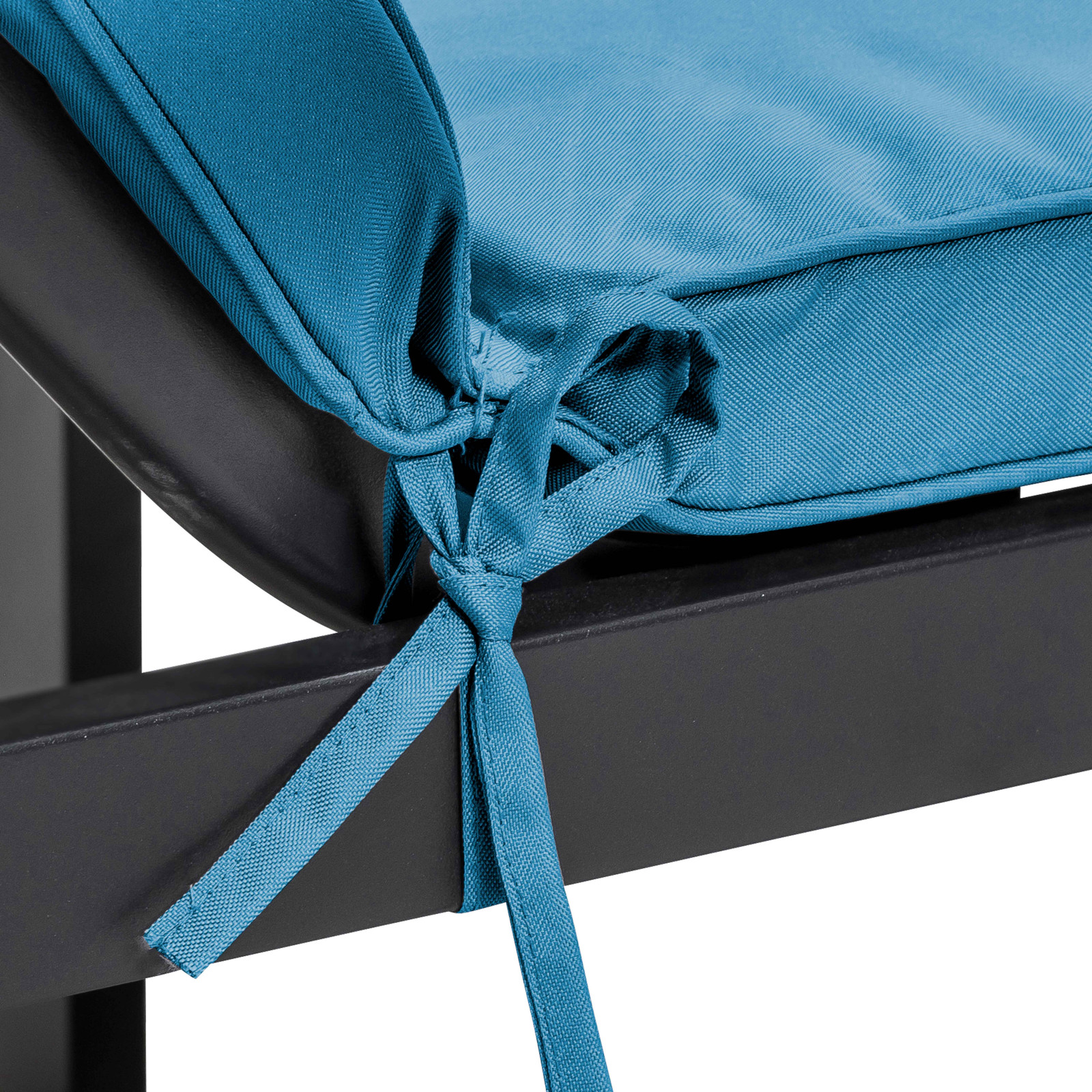 Lote de 2 colchones de tumbona lisos