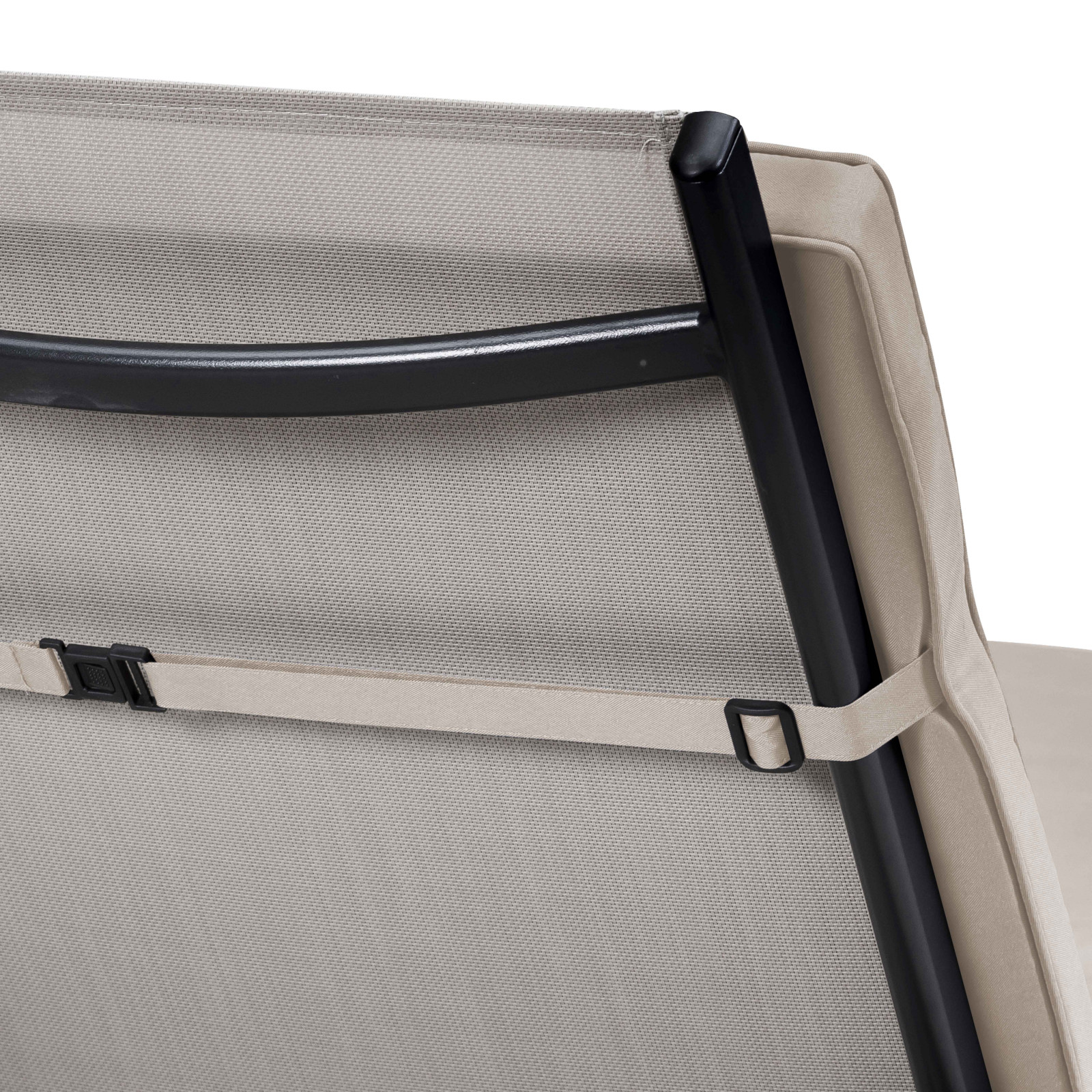 Lote de 2 colchones de tumbona lisos