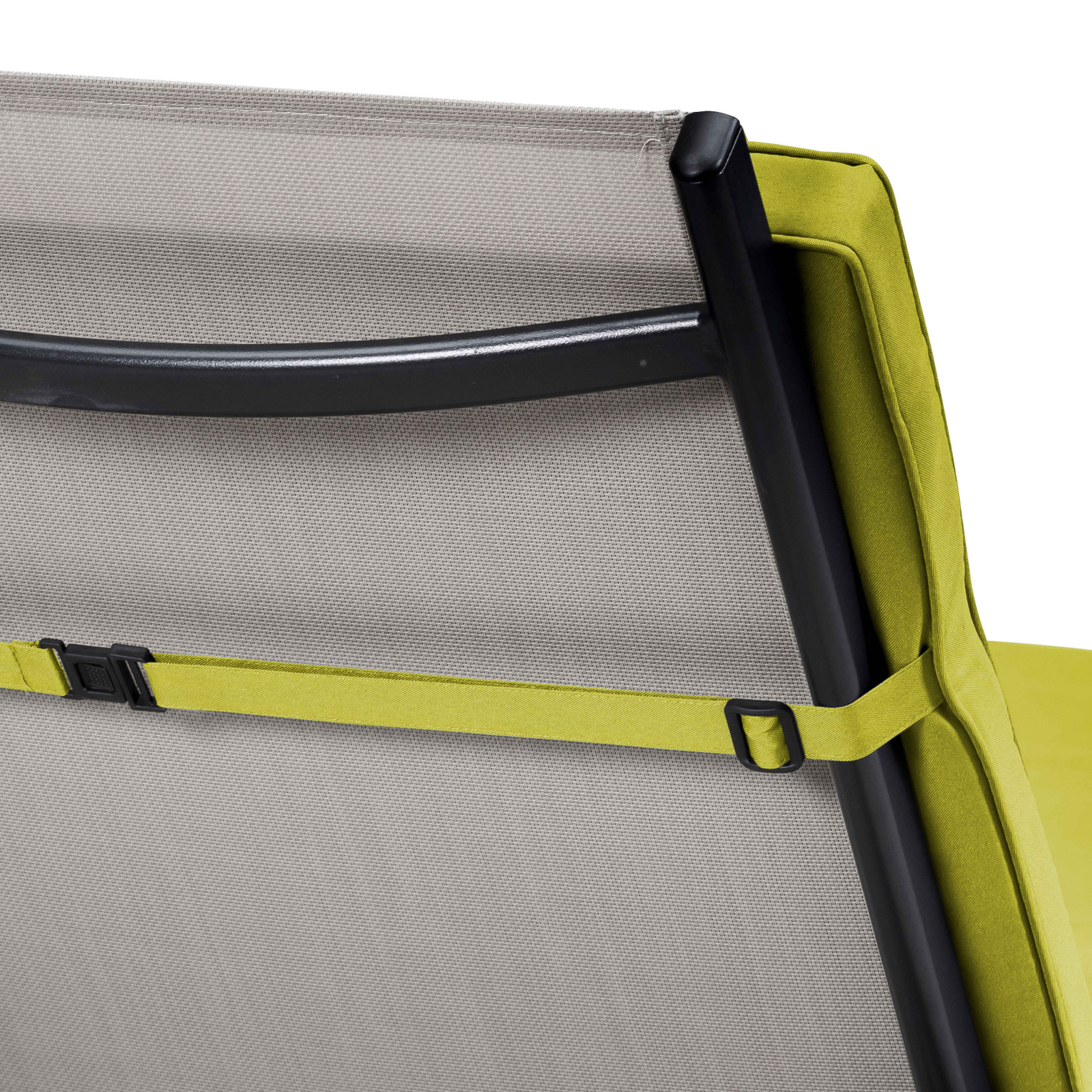 Lote de 2 colchones de tumbona lisos