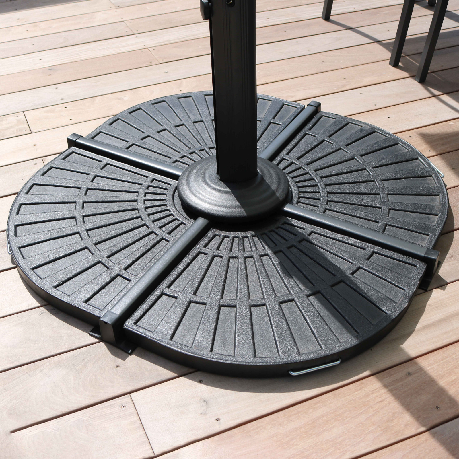 Conjunto de 4 losas lastradas para sombrilla