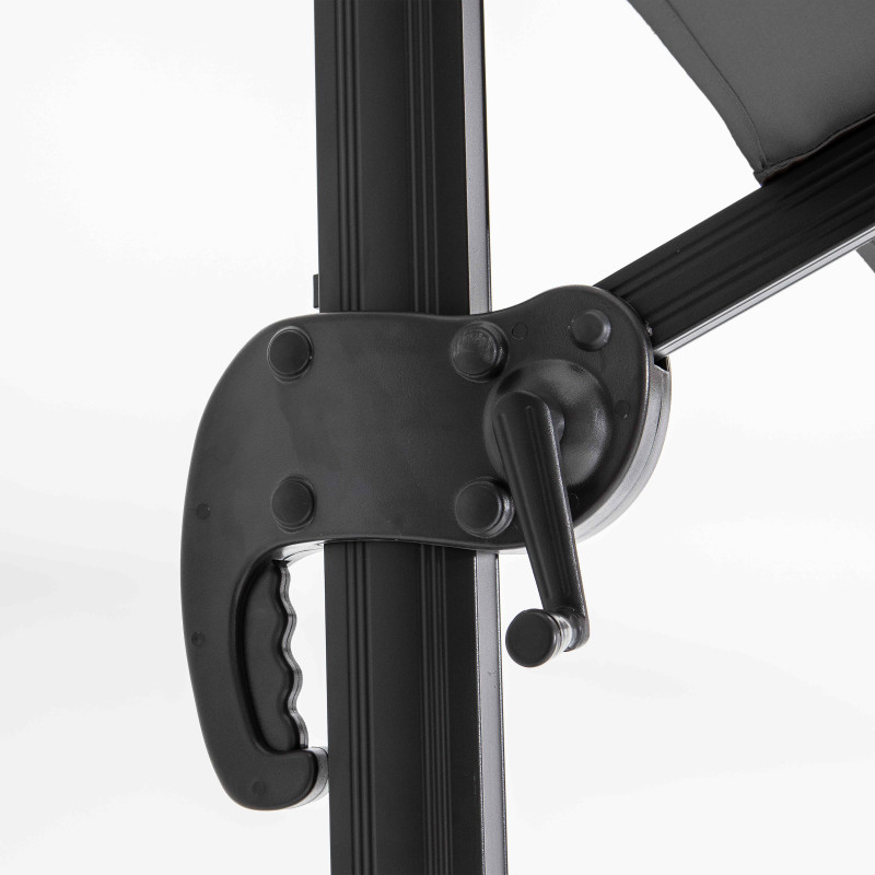 Sombrilla colgante rectangular 2 x 3 m, mástil rotativo 360° (4/6)