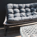 Zoom muebles de jardín de metal y resina