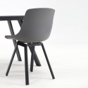 Conjunto de mesa y 8 sillas escandinavas
