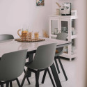 Conjunto de mesa y 8 sillas escandinavas