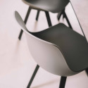 Conjunto de mesa y 8 sillas escandinavas