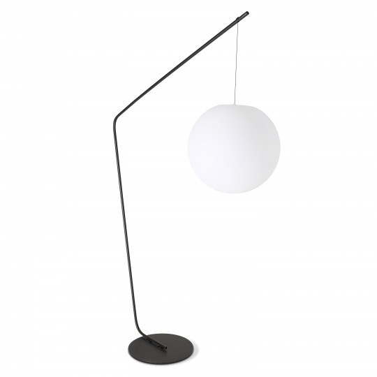 Lámpara de pie con forma de arco de metal 180 cm
