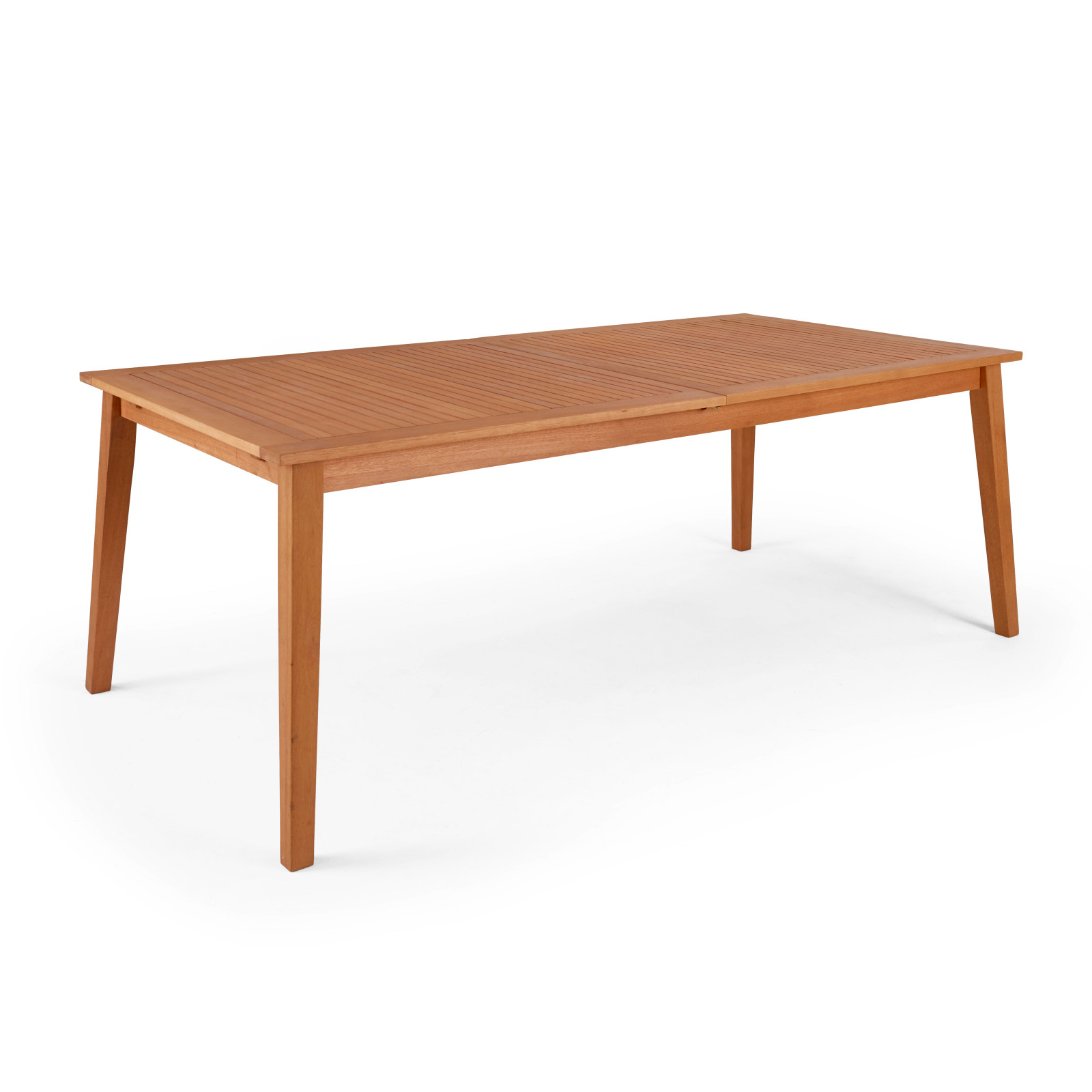 Mesa de jardín rectangular extensible de eucalipto 200/250 x 100 x 75 cm Mesa de jardín rectangular extensible de eucalipto 200/250 x 100 x 75 cm