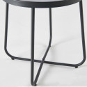 Mesa auxiliar de jardín redonda Ø43 x 50 cm