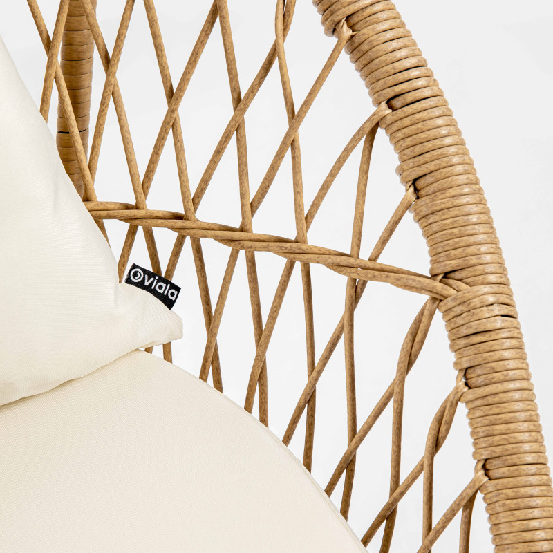 Conjunto de muebles de jardín de 4 plazas de ratán sintético