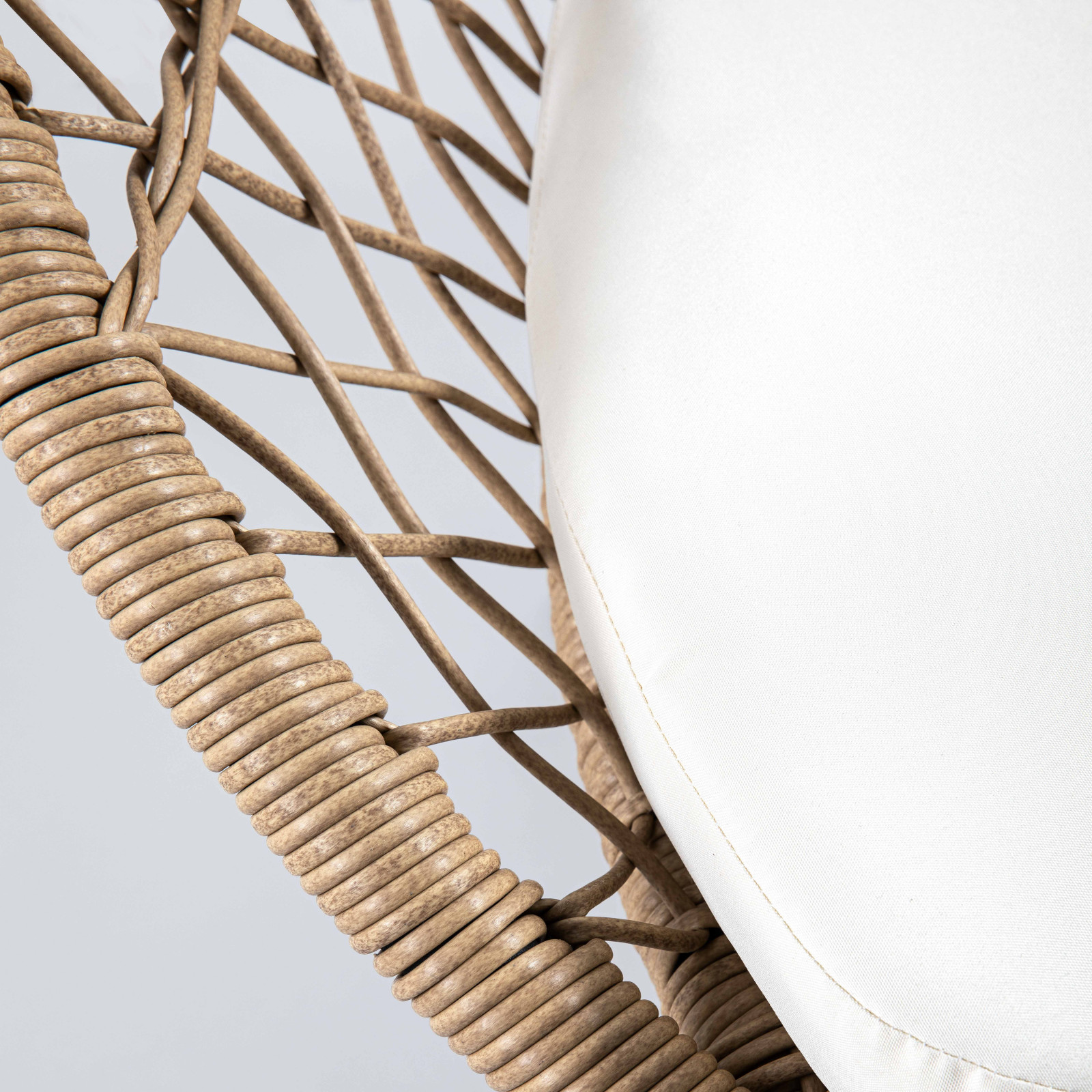 Sofá de jardín de 2 plazas de ratán sintético Sofá de jardín de 2 plazas de ratán sintético