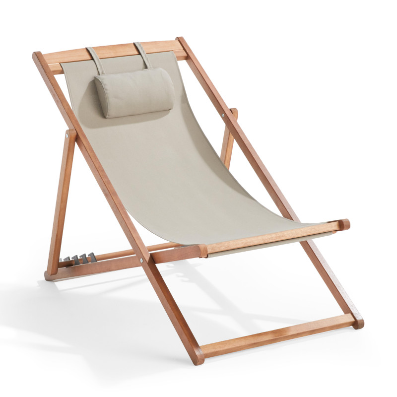 Lote de 2 hamacas plegables de eucalipto (2/7)