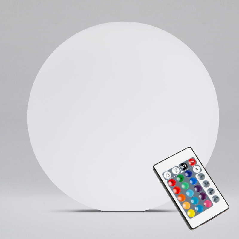 Esfera LED multicolor con mando Ø50cm