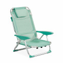 Sillón de playa plegable, reclinable 4 posiciones