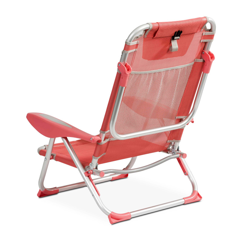 Sillón de playa plegable, reclinable 4 posiciones
