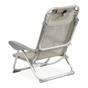 Sillón de playa plegable, reclinable 4 posiciones