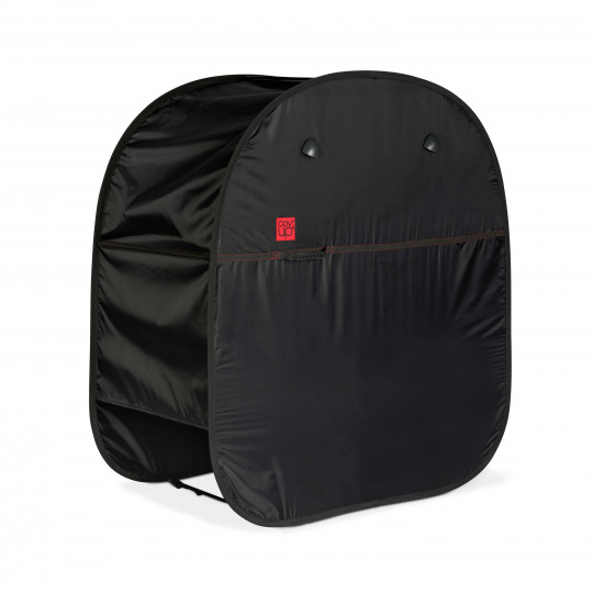 Funda negra para barbacoa rectangular 110 x 60 x 120 cm