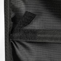 Funda negra para barbacoa rectangular 110 x 60 x 120 cm