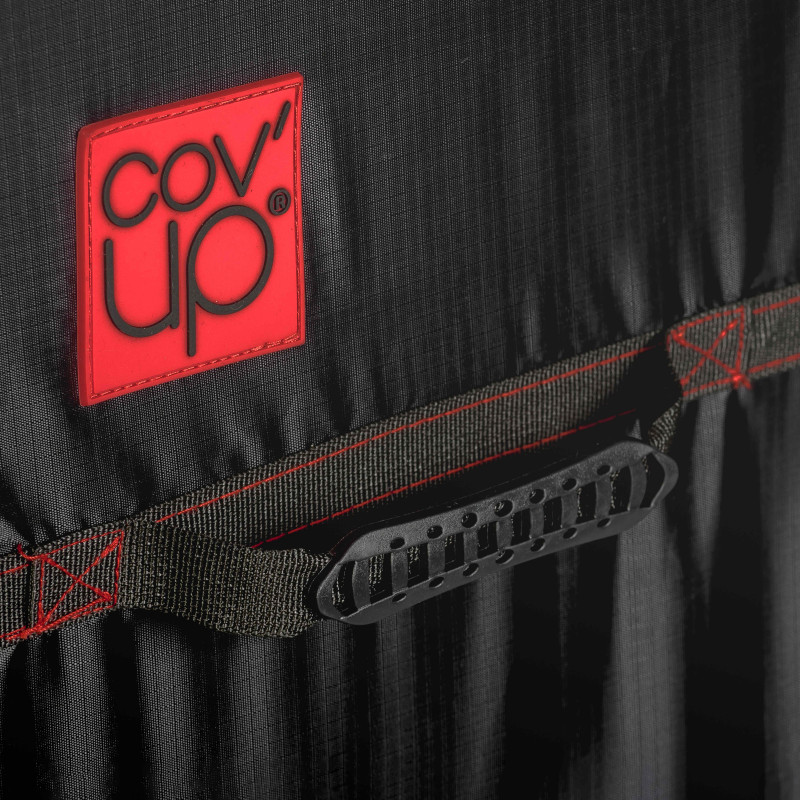 Funda negra para barbacoa rectangular 150 x 60 x 120 cm