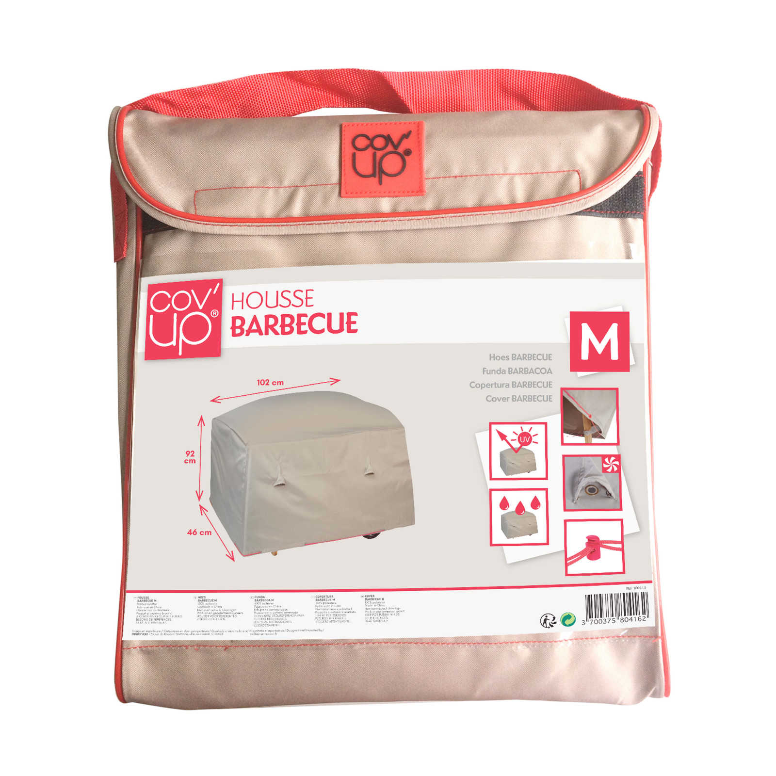 Funda topo para plancha 102 x 46 x 92 cm