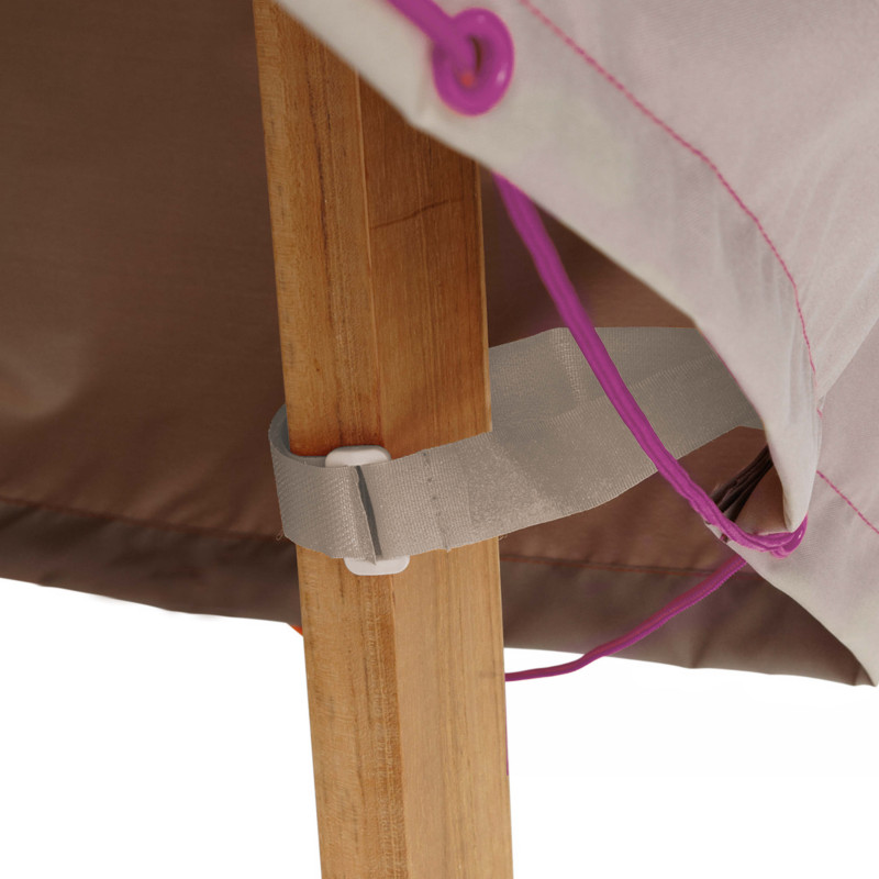 Funda para sombrilla recta alto 210 cm topo (4/5)