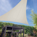 Vela de sombra triangular extensible 3,6 m