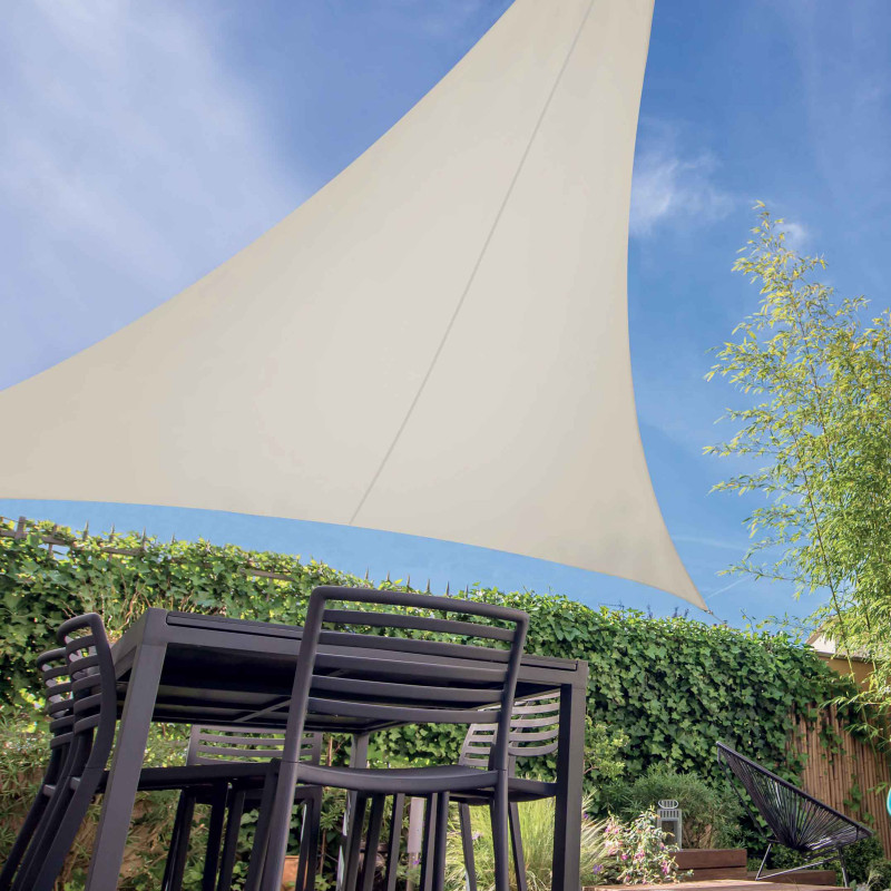 Vela de sombra triangular extensible 3,6 m