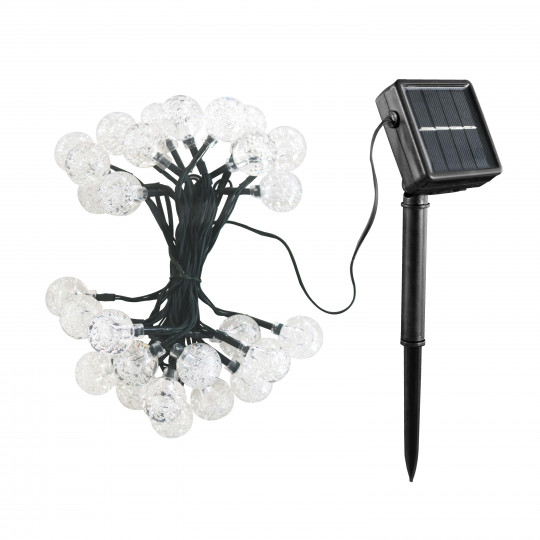 Guirnalda solar LED con bolas multicolor (1/1)