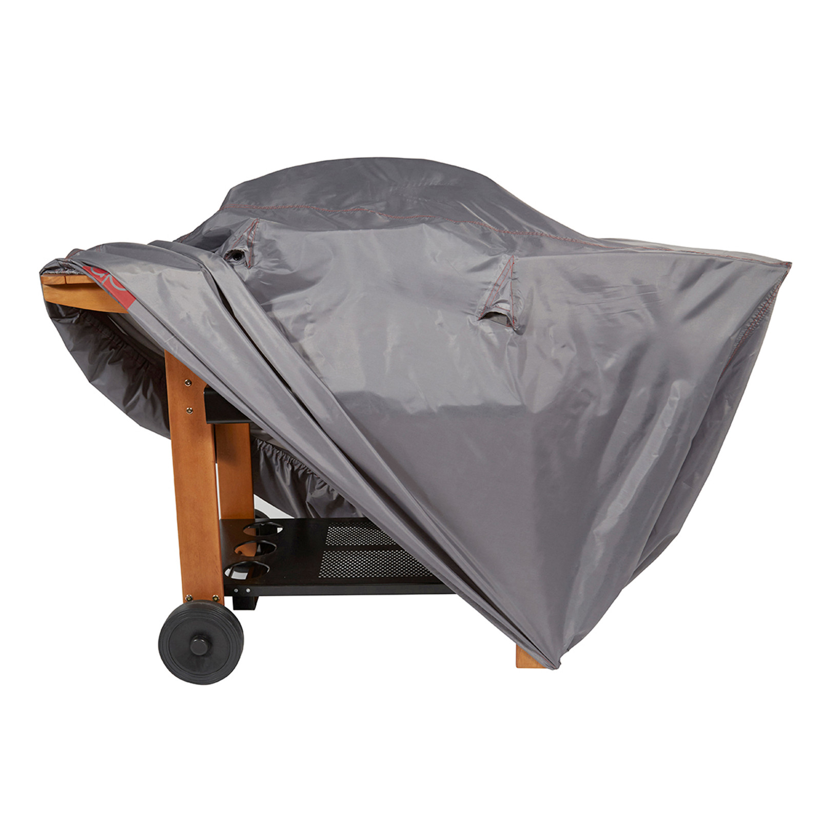 Funda gris para barbacoa rectangular 170 x 100 x 90 cm