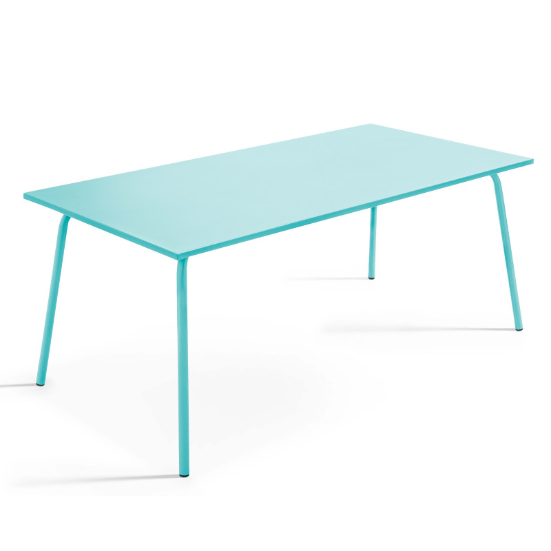Mesa de jardín rectangular 180 x 90 x 72 cm
