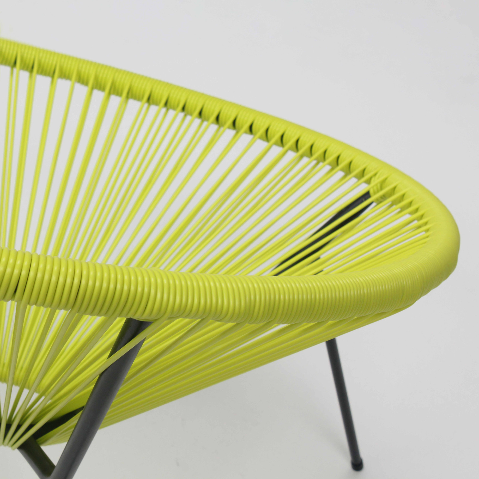 Zoom sillón de jardín verde