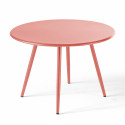 Mesa de centro de jardín redonda Ø50 x 34 cm