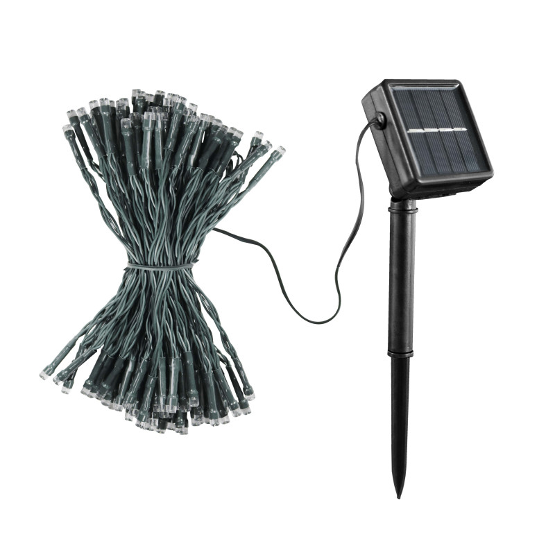 Guirnalda solar LED con mini bolas 22 m
