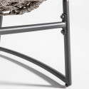 Zoom sillón de jardín de resina y metal LIMA