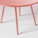 Mesa de centro de metal redonda Ø40 cm