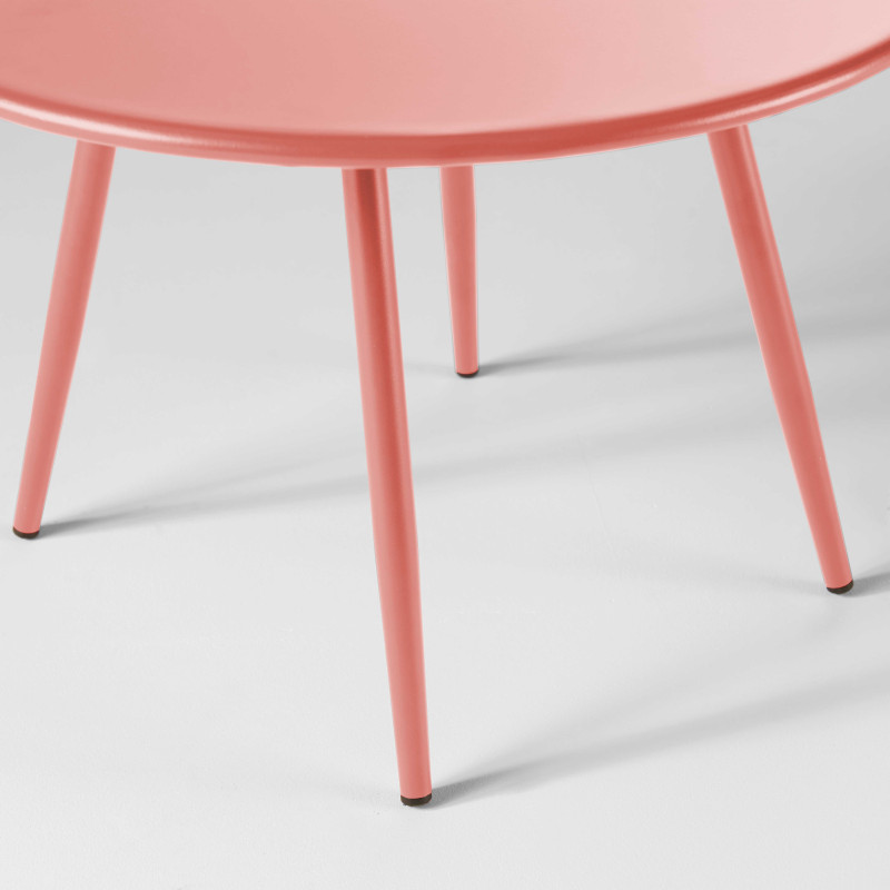 Mesa de centro de metal redonda Ø40 cm (2/4)