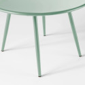 Mesa de centro de metal redonda Ø50 cm