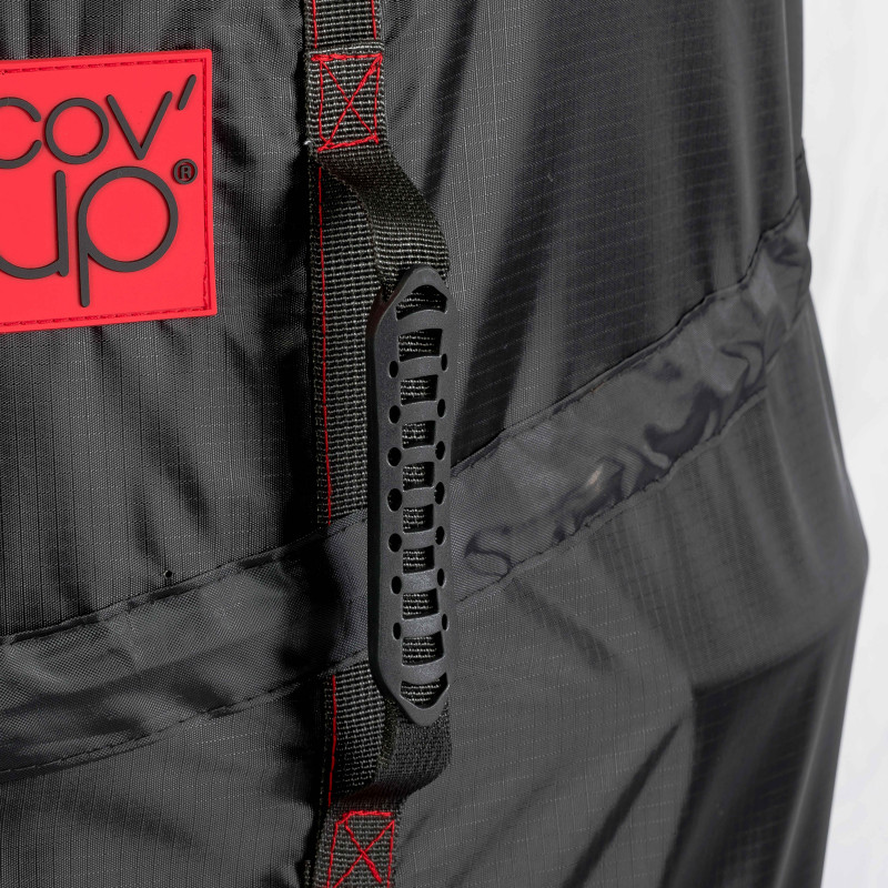 Funda negra para barbacoa redonda Ø57 x 72 cm (4/5)